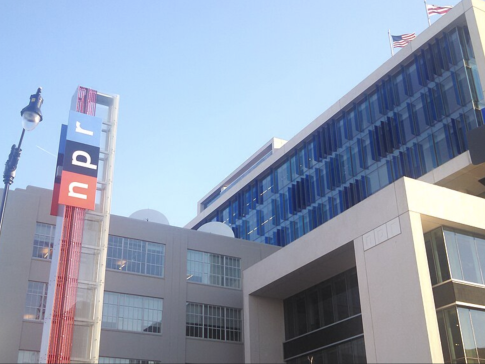 Exterior of NPR headquarters in Washington, D.C.