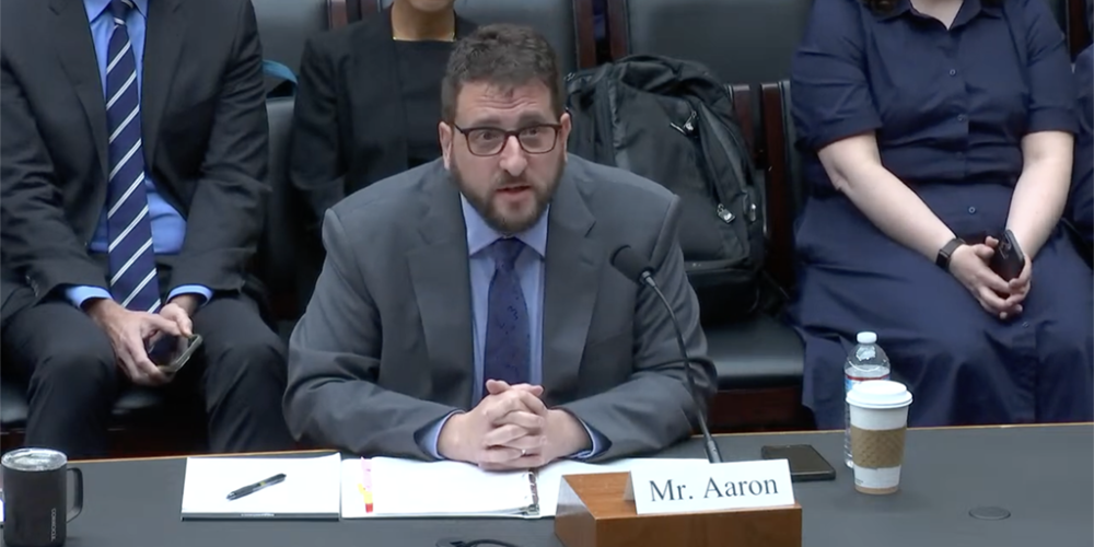 Free Press Action Co-CEO Craig Aaron testifying before Congress